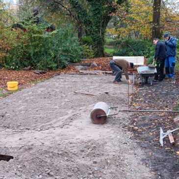 Ein Bouleplatz auf dem Vereinsgelände